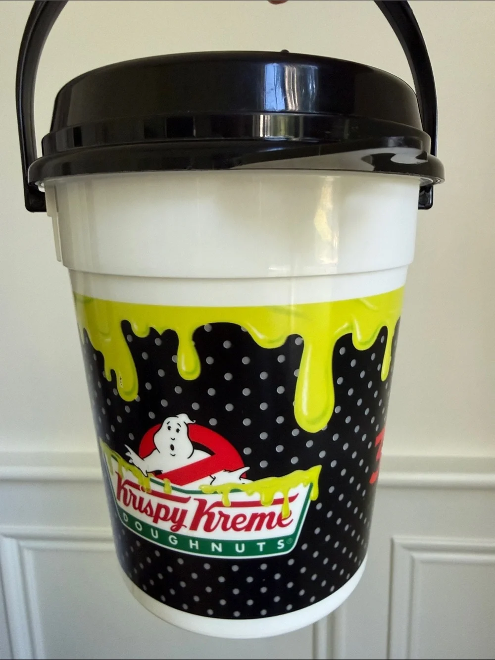 Krispy Kreme Ghostbusters 30th Anniversary Bucket Promotional Slimer Collectible